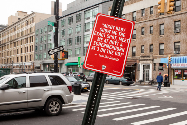 Art: ‘Rap Quotes’ street art project by Jay Shells