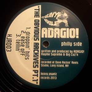 Vinyl: Adagio! – The Obvious Archives Pt.1 12″ EP