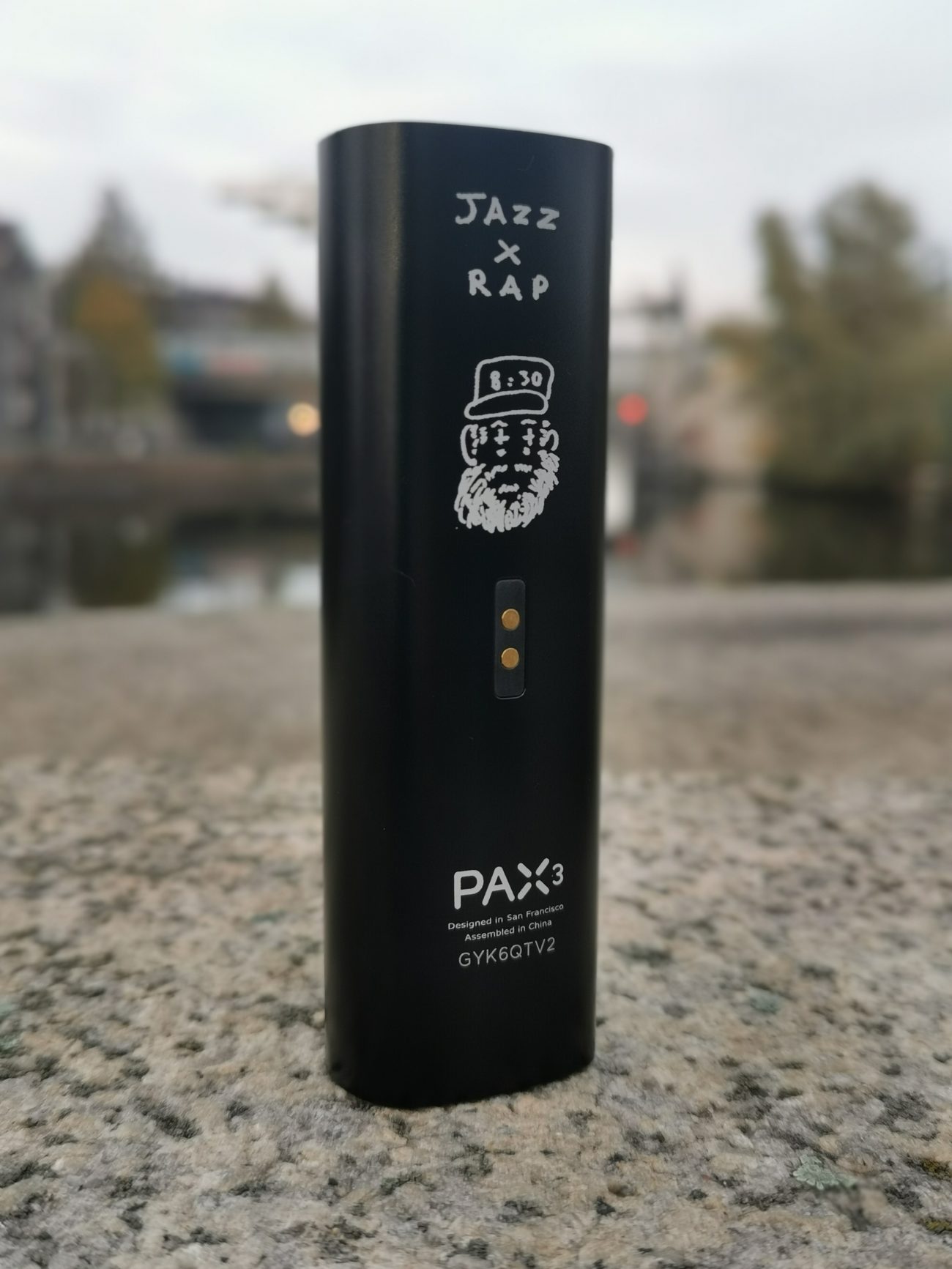 Giveaway: One-off, laser-engraved ‘Jazz x Rap’ vaporizer