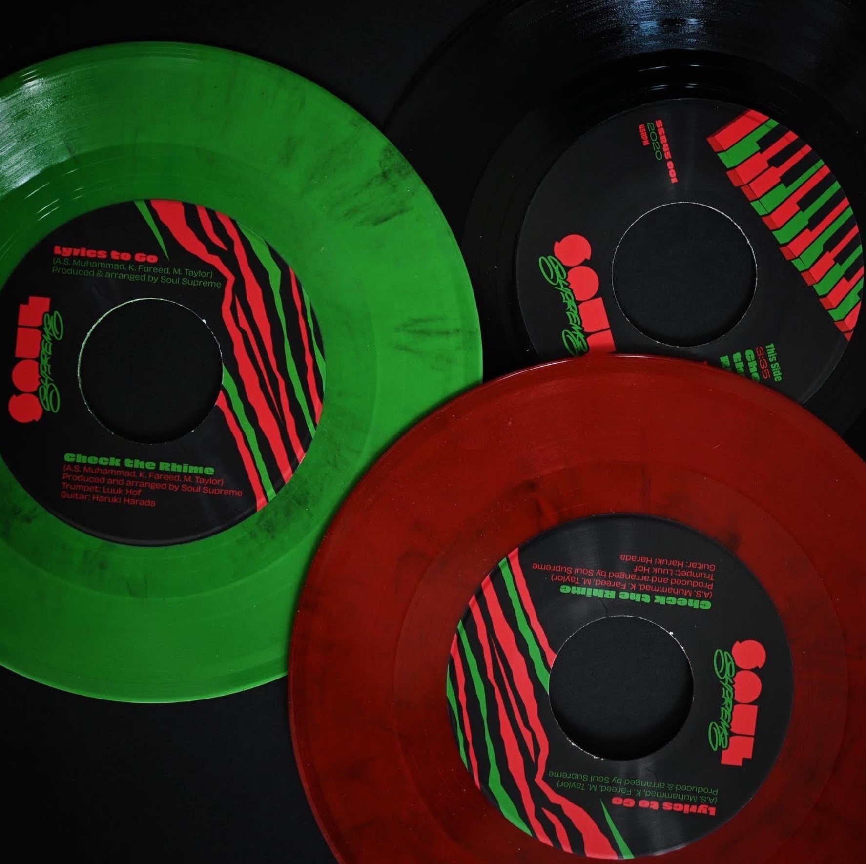 Soul Supreme’s Tribute to A Tribe Called Quest (‘Check The Rhime’ b/w ‘Lyrics To Go’ 45)