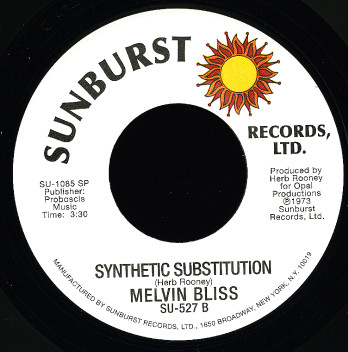 Grooves & Samples #13: Melvin Bliss – Synthetic Substitution (1973)